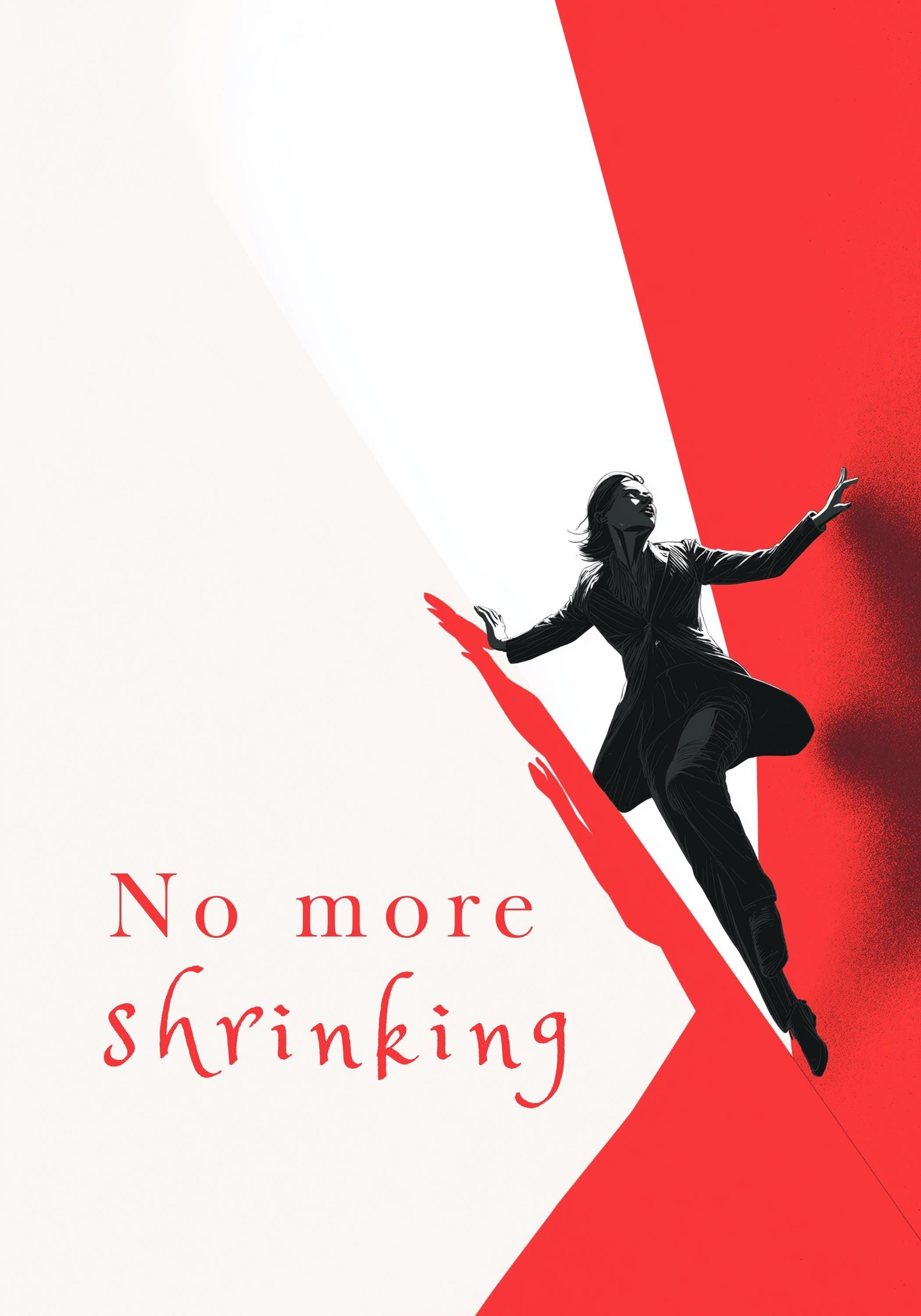 Feminist "No More Shrinking" Women’s Rights Quote Wall Art by The Wall Art Studio