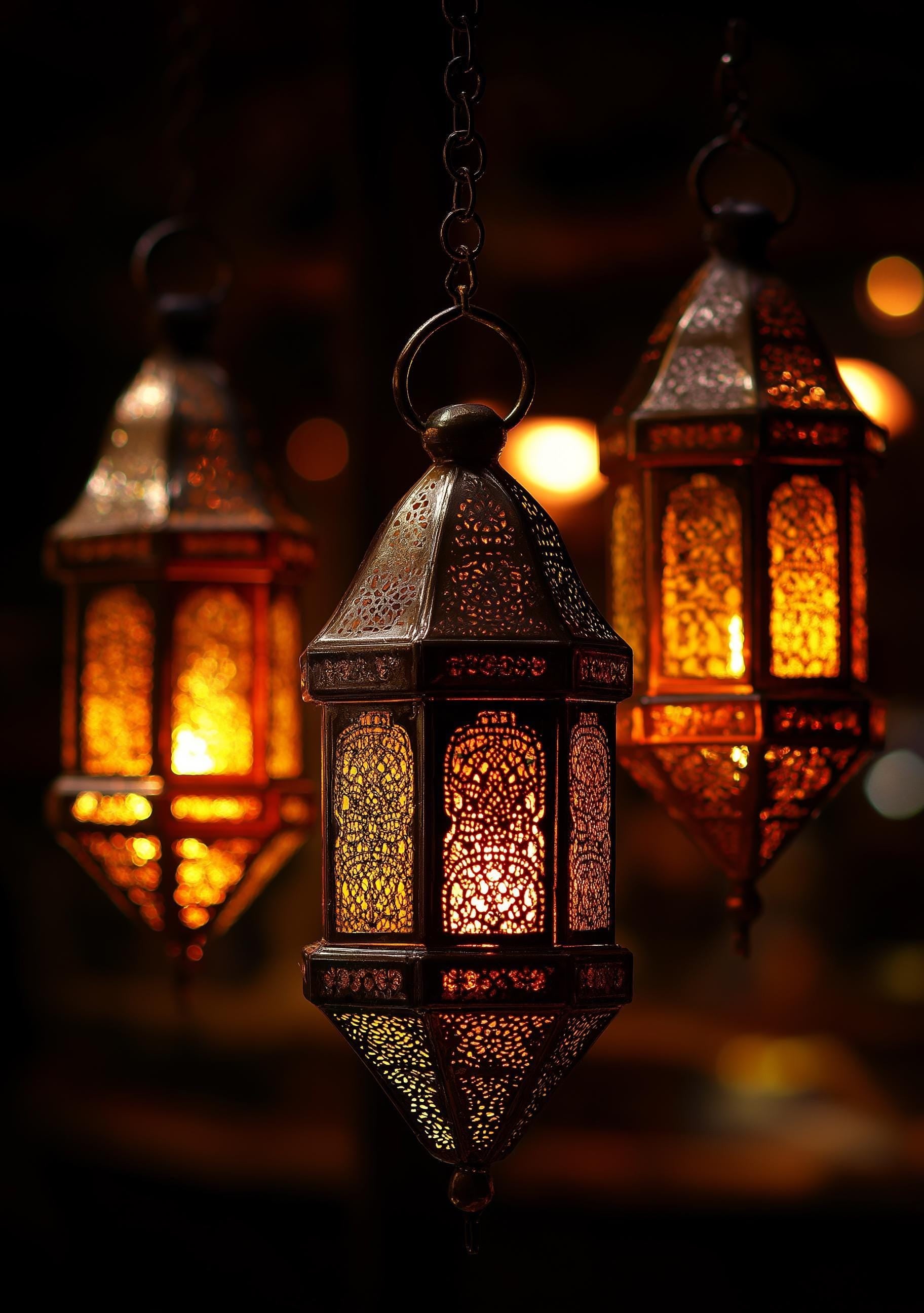 Moroccan Lantern Arabic Lamp Photography Wall Art by The Wall Art Studio