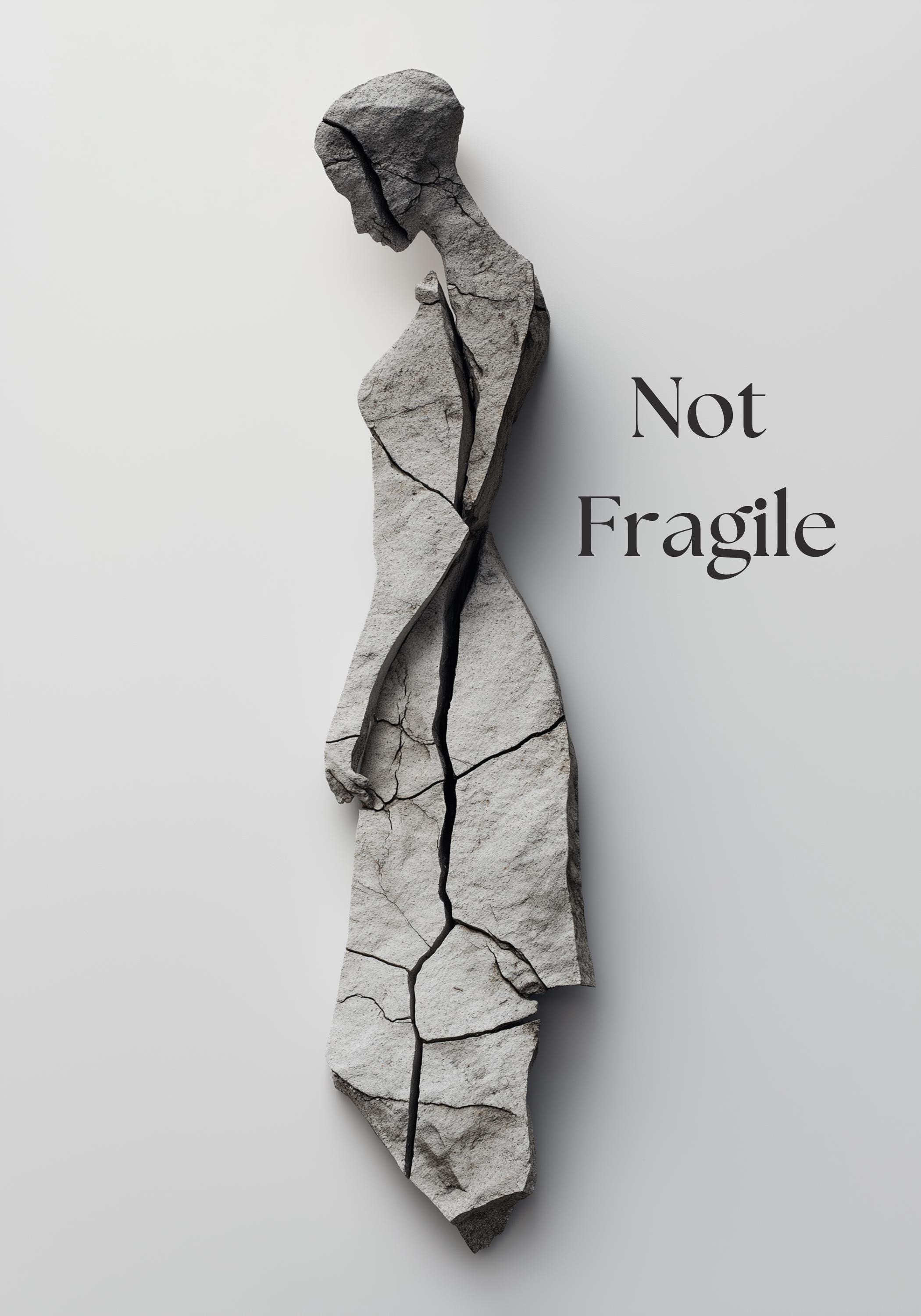 Not Fragile Feminist Female Strength Women Empowerment Activist Wall Art by The Wall Art Studio