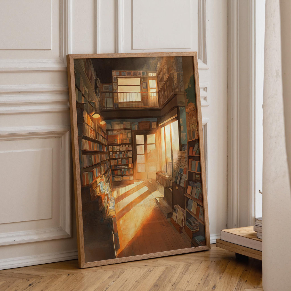 Record Shop Indie Music Vintage Vinyl Wall Art by The Wall Art Studio